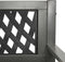 vidaXL - Tuinbank - 125 - cm - staal - grijs
