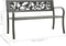 vidaXL - Tuinbank - 125 - cm - staal - grijs