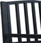 vidaXL - Tuinbank - 125 - cm - staal - zwart