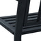vidaXL - Tuinbank - 125 - cm - staal - zwart