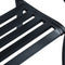 vidaXL - Tuinbank - 125 - cm - staal - zwart