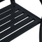 vidaXL - Tuinbank - 125 - cm - staal - zwart