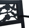 vidaXL - Tuinbank - 125 - cm - staal - zwart