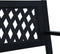 vidaXL - Tuinbank - 125 - cm - staal - zwart