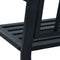 vidaXL - Tuinbank - 125 - cm - staal - zwart