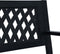 vidaXL - Tuinbank - 125 - cm - staal - zwart