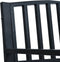 vidaXL - Tuinbank - 125 - cm - staal - zwart