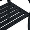 vidaXL - Tuinbank - 125 - cm - staal - zwart