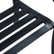 vidaXL - Tuinbank - 125 - cm - staal - zwart