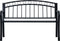 vidaXL - Tuinbank - 125 - cm - staal - zwart