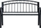 vidaXL - Tuinbank - 125 - cm - staal - zwart