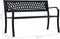 vidaXL - Tuinbank - 125 - cm - staal - zwart
