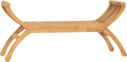 vidaXL - Tuinbank - 126 - cm - massief - teakhout