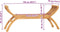 vidaXL - Tuinbank - 126 - cm - massief - teakhout