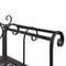 vidaXL - Tuinbank - 132 - cm - staal - antiekbruin