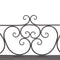vidaXL - Tuinbank - 132 - cm - staal - antiekbruin