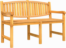 vidaXL - Tuinbank - 149,5x60x90 - cm - massief - teakhout