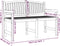 vidaXL - Tuinbank - 149,5x60x90 - cm - massief - teakhout
