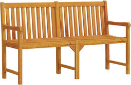 vidaXL - Tuinbank - 150 - cm - massief - acaciahout