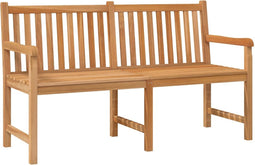 vidaXL - Tuinbank - 150 - cm - massief - teakhout