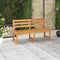 vidaXL - Tuinbank - 150 - cm - massief - teakhout