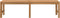 vidaXL - Tuinbank - 150 - cm - massief - teakhout