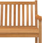 vidaXL - Tuinbank - 150 - cm - massief - teakhout