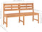 vidaXL - Tuinbank - 150 - cm - massief - teakhout