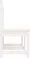 vidaXL - Tuinbank - 157,5 - cm - massief - grenenhout - wit