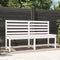 vidaXL - Tuinbank - 157,5 - cm - massief - grenenhout - wit