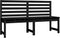 vidaXL - Tuinbank - 157,5 - cm - massief - grenenhout - zwart