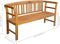 vidaXL - Tuinbank - 157 - cm - massief - acaciahout