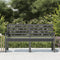 vidaXL - Tuinbank - 159,5x48x91,5 - cm - massief - grenenhout - grijs