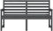 vidaXL - Tuinbank - 159,5x48x91,5 - cm - massief - grenenhout - grijs