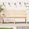 vidaXL - Tuinbank - 159,5x48x91,5 - cm - massief - grenenhout