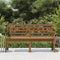 vidaXL - Tuinbank - 159,5x48x91,5 - cm - massief - grenenhout - honingbruin