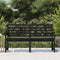 vidaXL - Tuinbank - 159,5x48x91,5 - cm - massief - grenenhout - zwart