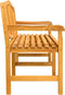vidaXL - Tuinbank - 179,5x60x90 - cm - massief - teakhout