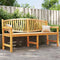 vidaXL - Tuinbank - 179,5x60x90 - cm - massief - teakhout