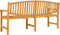 vidaXL - Tuinbank - 179,5x60x90 - cm - massief - teakhout