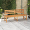 vidaXL - Tuinbank - 180 - cm - massief - teakhout