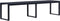 vidaXL - Tuinbank - 180 - cm - PS-plaat - zwart