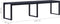 vidaXL - Tuinbank - 180 - cm - PS-plaat - zwart