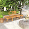 vidaXL - Tuinbank - 2-in-1 - 190 - cm - massief - acaciahout