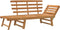 vidaXL - Tuinbank - 2-in-1 - 190 - cm - massief - acaciahout