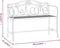 vidaXL - Tuinbank - 2-zits - 104 - cm - staal - zwart