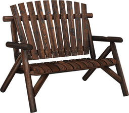 vidaXL - Tuinbank - 2-zits - 119x85x98 - cm - massief - vurenhout