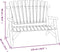 vidaXL - Tuinbank - 2-zits - 119x85x98 - cm - massief - vurenhout
