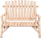 vidaXL - Tuinbank - 2-zits - 119x85x98 - cm - massief - vurenhout