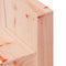 vidaXL - Tuinbank - 2-zits - 134x60x62 - cm - massief - douglashout